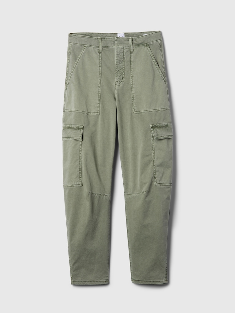 High Rise Barrel Cargo Khakis