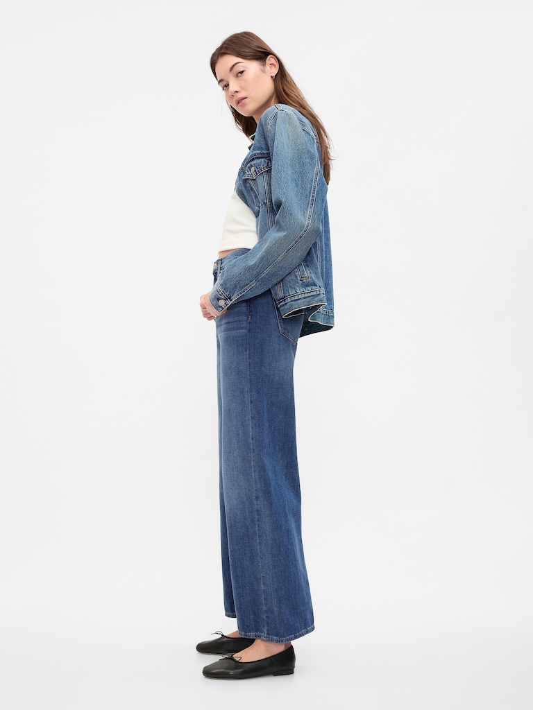 High Rise Wide-Leg Jeans