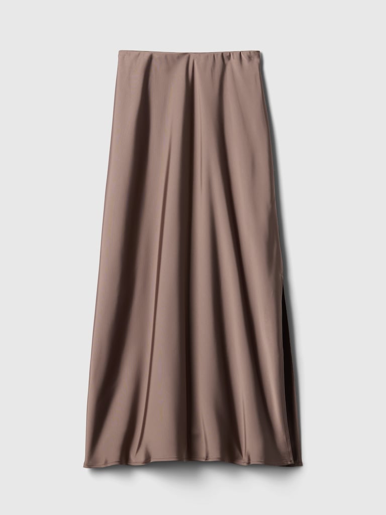 Satin Maxi Skirt