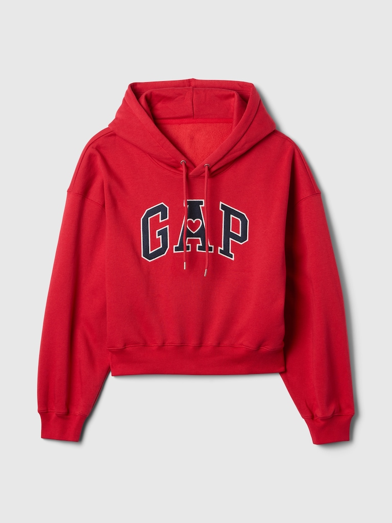 VintageSoft Crop Hoodie