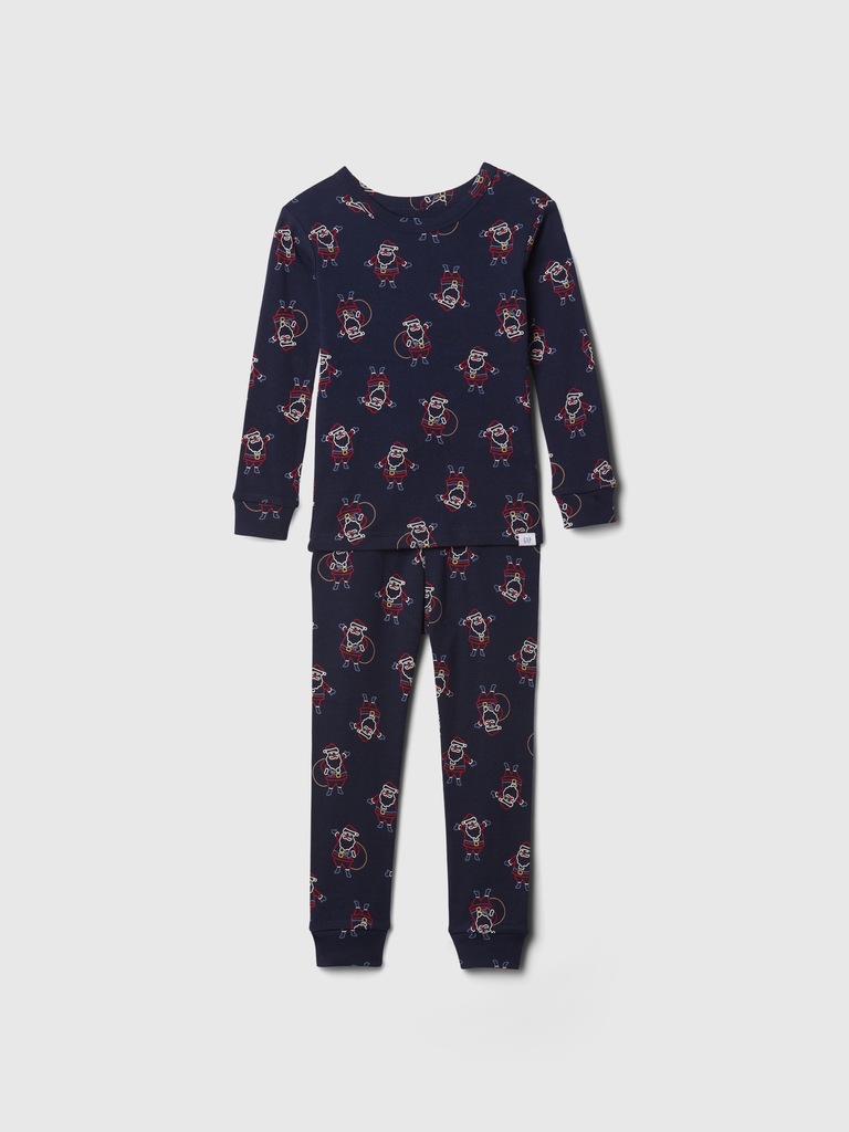 Baby & Toddler Organic Brushed Cotton Holiday PJ Set