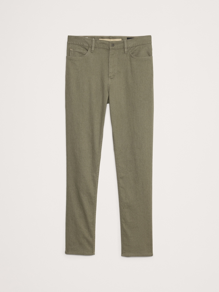 Slim Linen-Cotton Traveler Pant