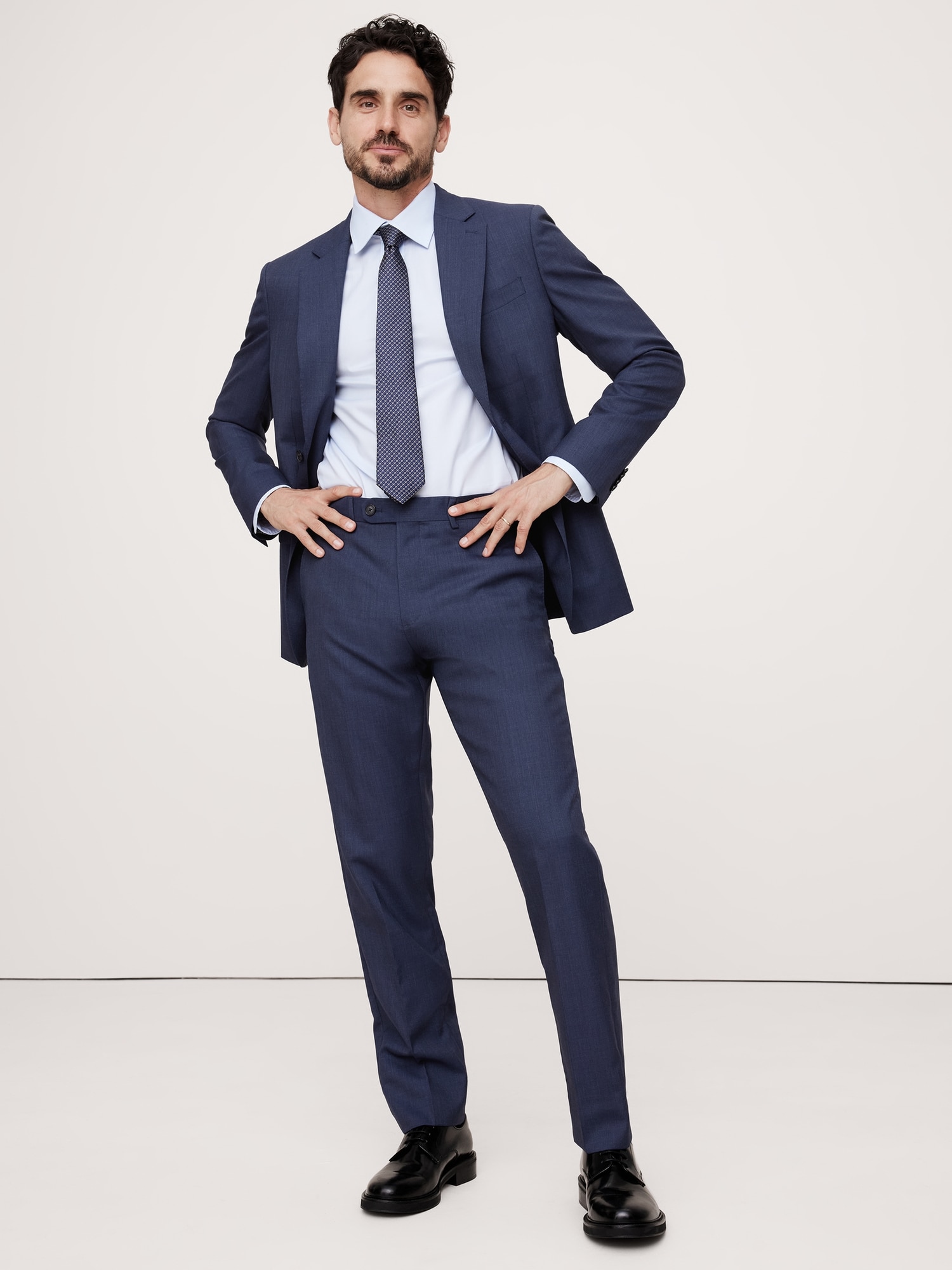 Banana Republic ソロテックス ネイビー スーツセットアップ M Men's Blue Suits | Banana Republic
