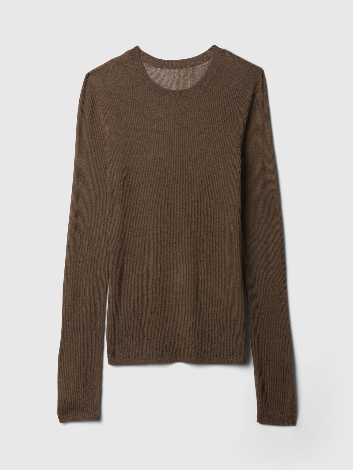 Sheer Rib Sweater