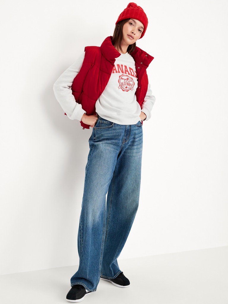 Vintage Canada Logo-Graphic Sweatshirt