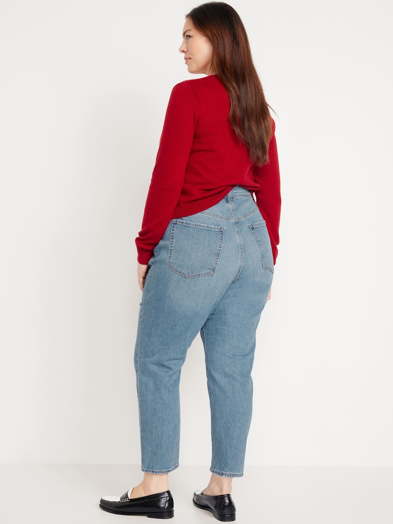 Curvy High-Waisted OG Straight Ankle Jeans