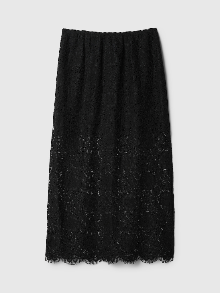 Lace Midi Skirt