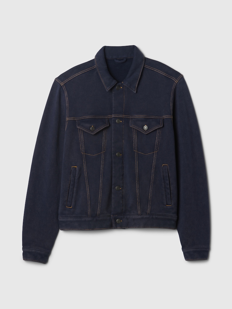 Icon Heavyweight Sweatshirt Denim Jacket