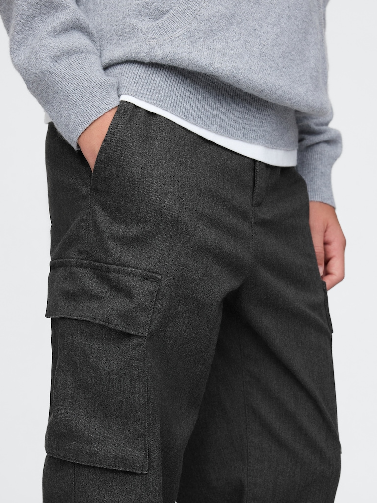 Kids Twill Cargo Pants