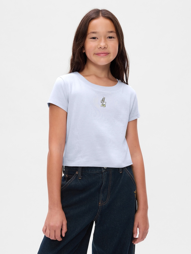 Gap × Disney Kids Embroidered T-Shirt