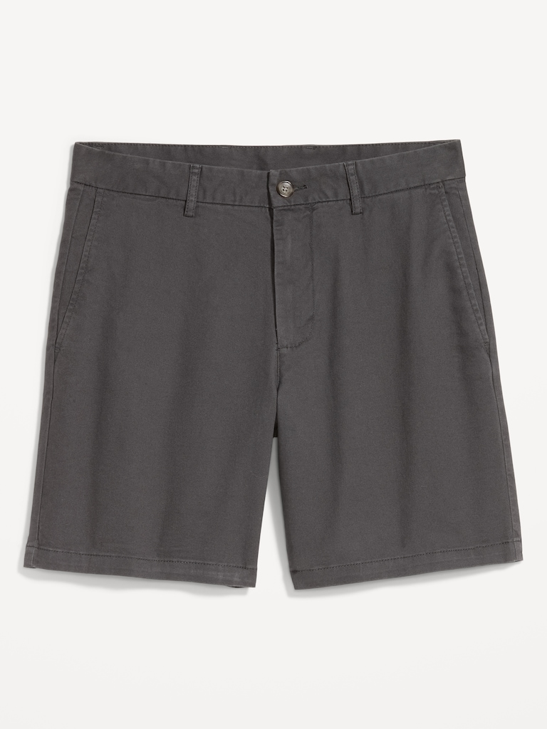 Slim Built-In Flex Rotation Chino Shorts -- 8-inch inseam