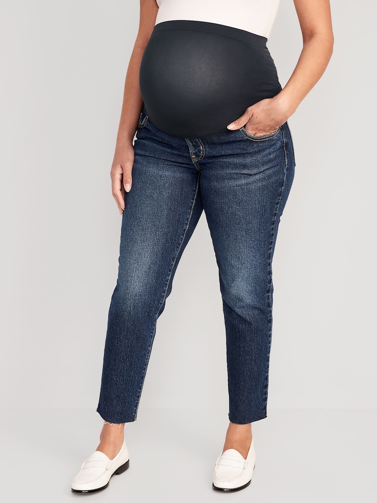 Maternity Full Panel OG Straight Jeans