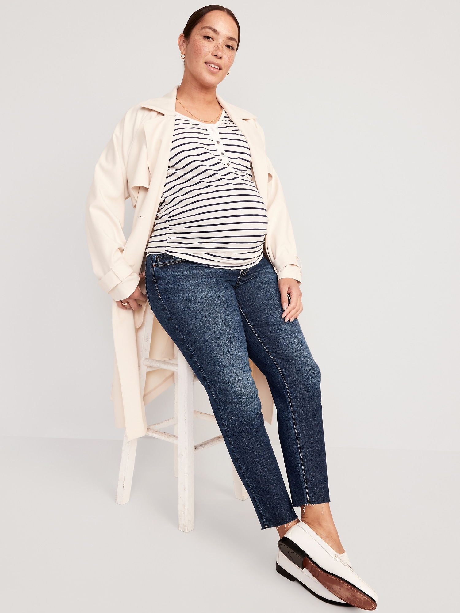Old Navy Maternity Full Panel OG Straight Jeans