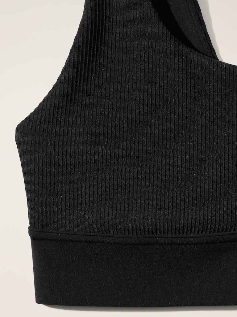 Breathe Rib Longline Sports Bra A-C
