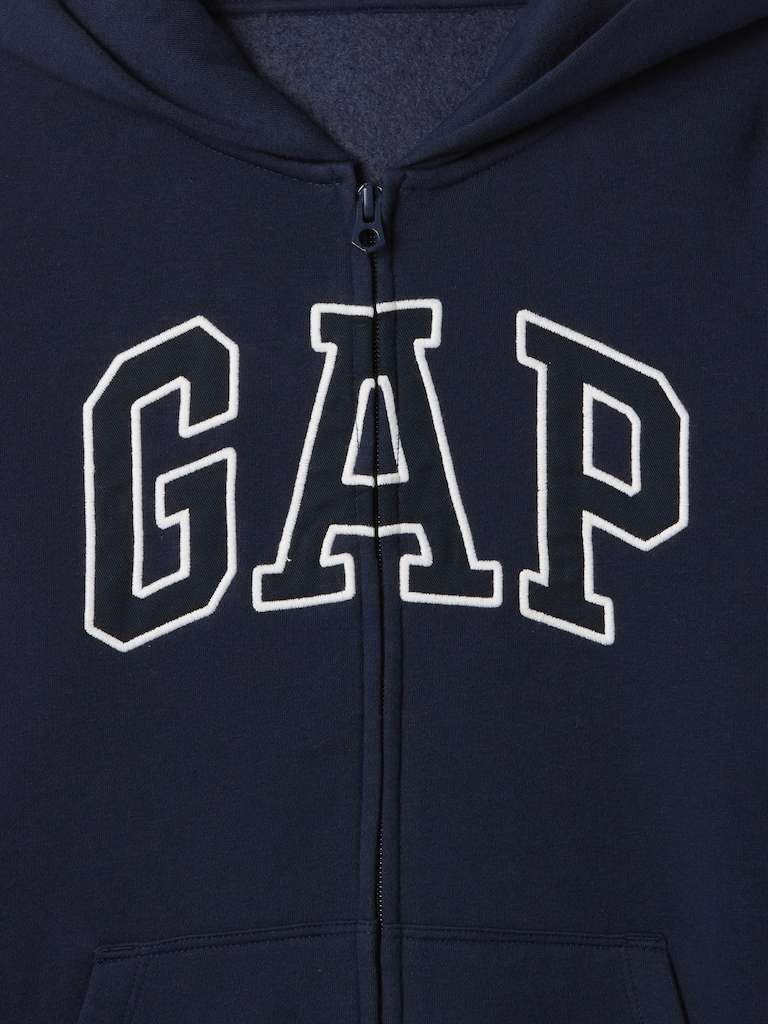Kids Vintage Soft  Logo Zip Hoodie