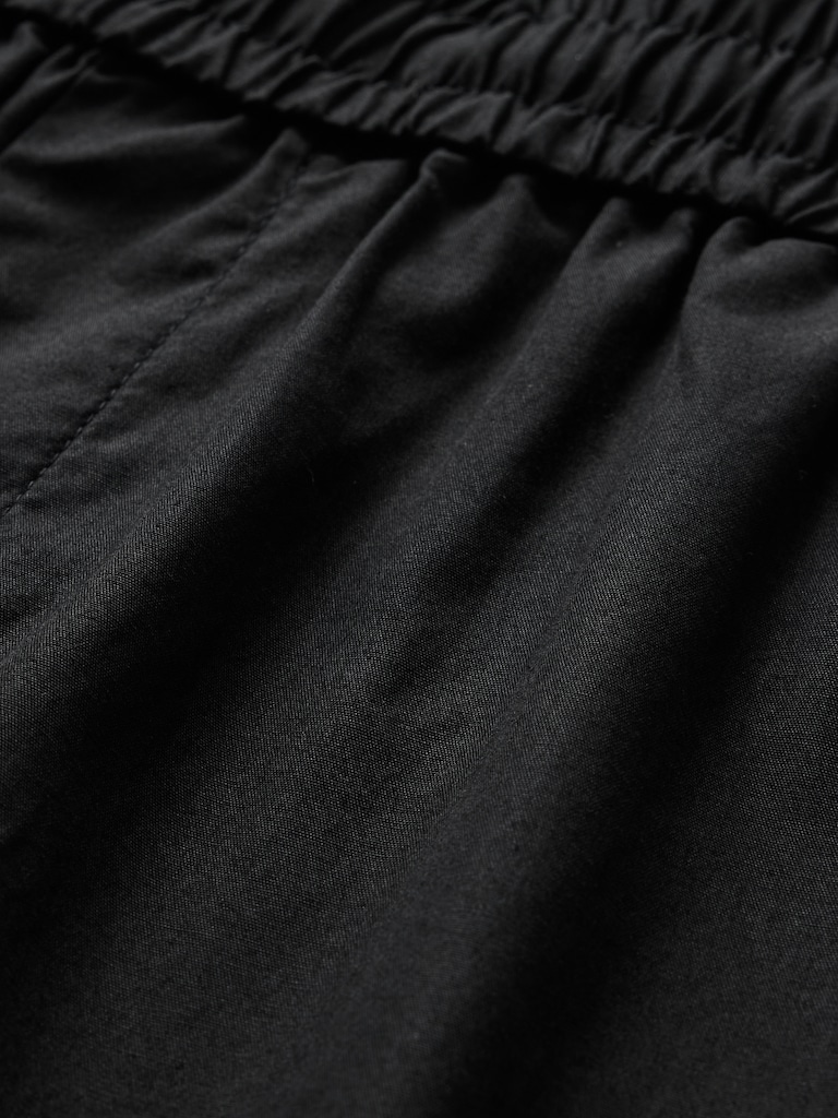 Organic Cotton Striped Poplin Shorts