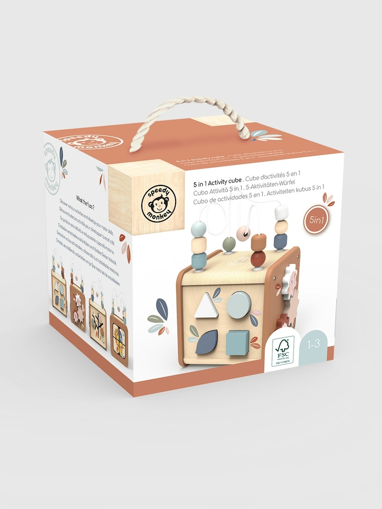 5 in 1 Activity Cube Toddler Toy