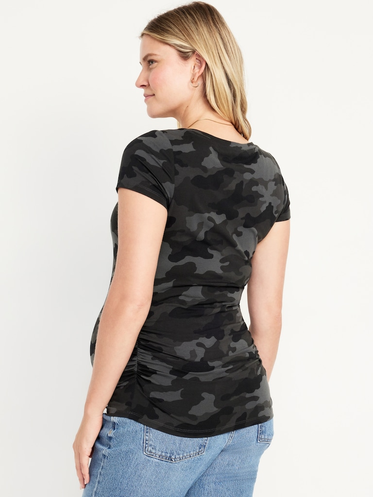 Maternity Scoop-Neck T-Shirt