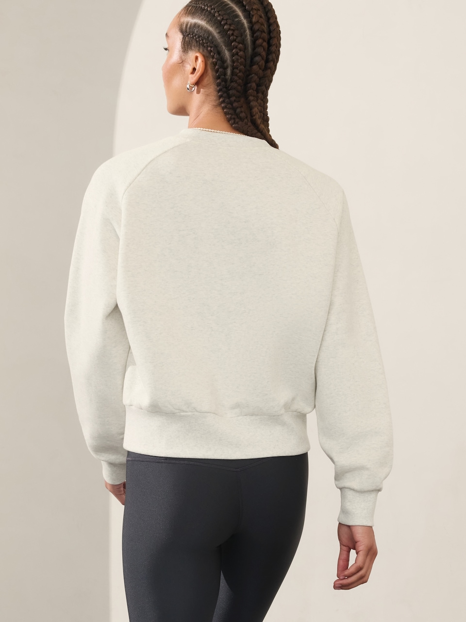 Athleta Embroidered Crew Sweatshirt