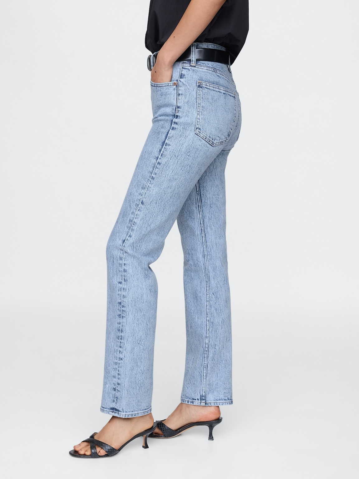 High Rise '90s Slim Straight Jeans