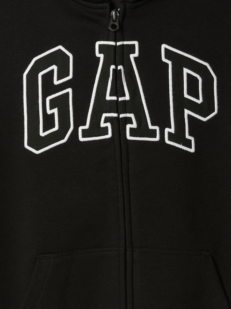 Kids Vintage Soft  Logo Zip Hoodie