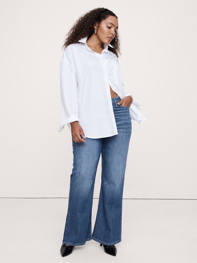 High-Rise Relaxed Flare Jean