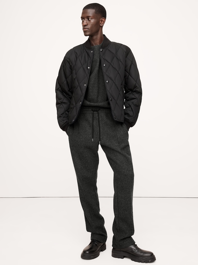Brushed Jogger with Wool