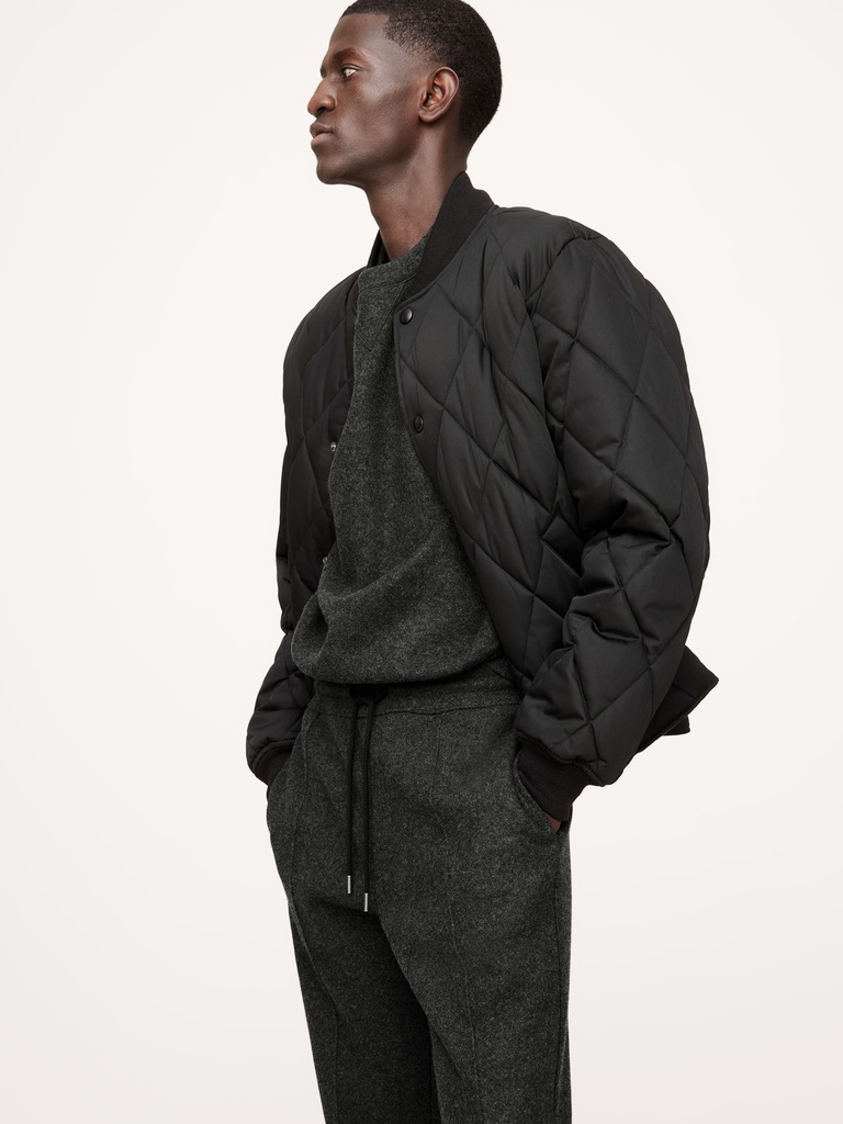 Brushed Jogger with Wool