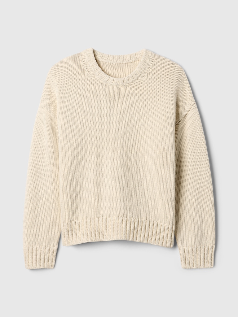 100% Cotton Relaxed Sweater