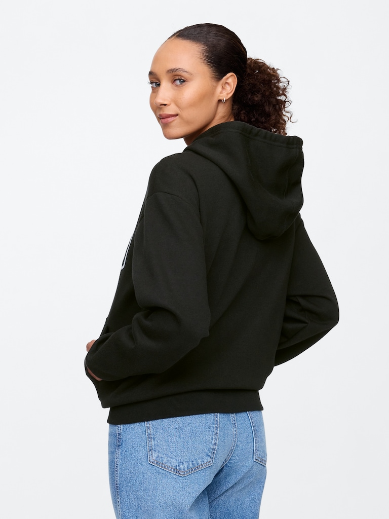 Relaxed Gap Logo Zip Hoodie