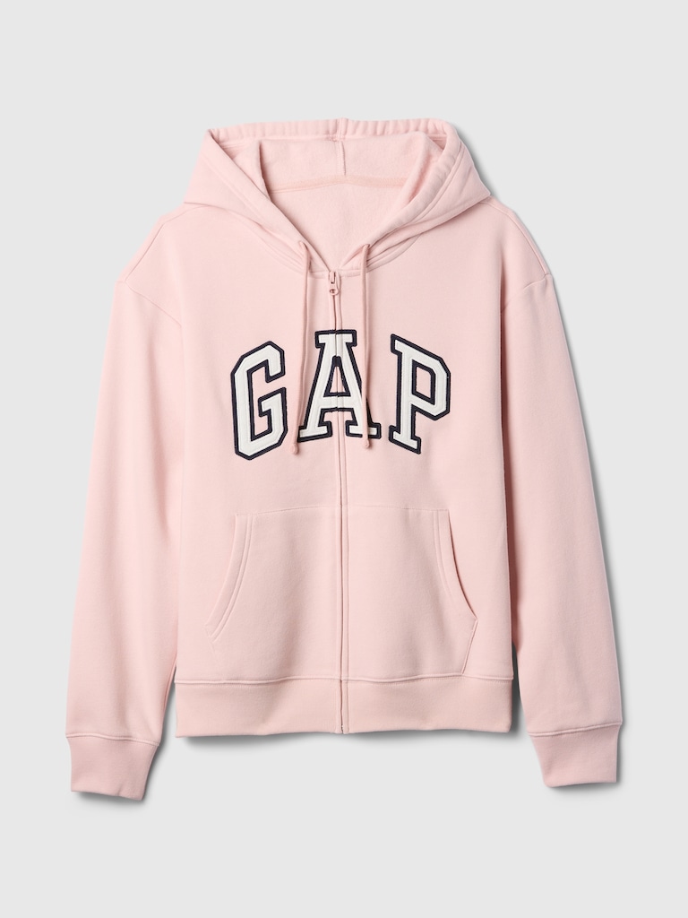 Relaxed Gap Logo Zip Hoodie