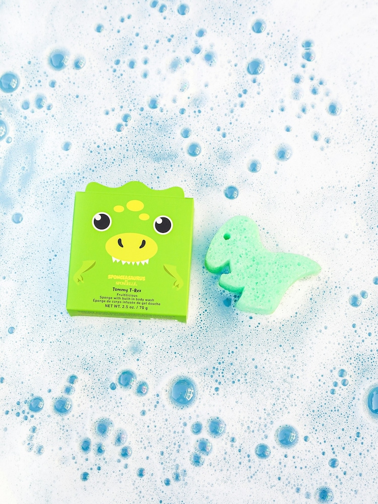 Spongelle Foaming Sponge Spongeasaurus Body Wash Infused Dinosaur Buffer