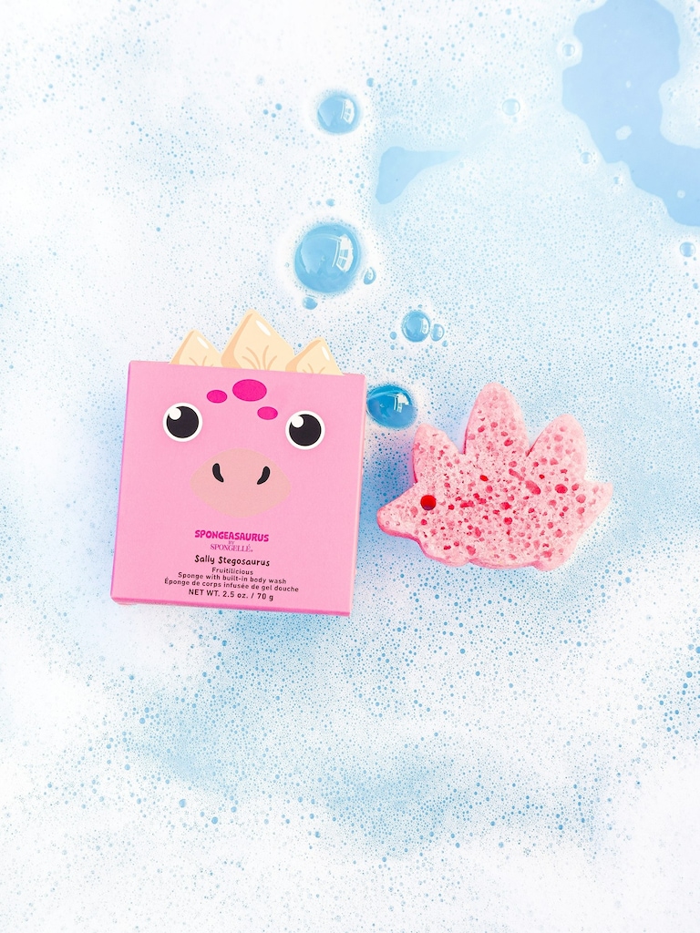 Spongelle Foaming Sponge Spongeasaurus Body Wash Infused Dinosaur Buffer