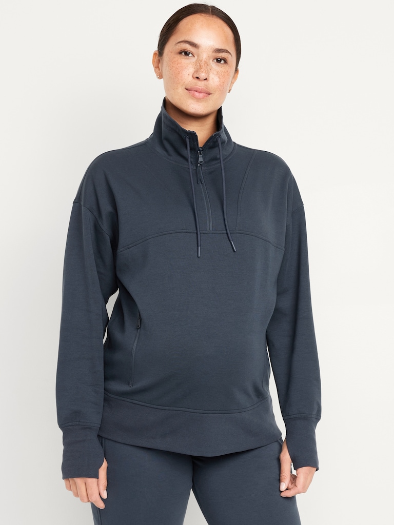 Maternity Dynamic Fleece Half Zip