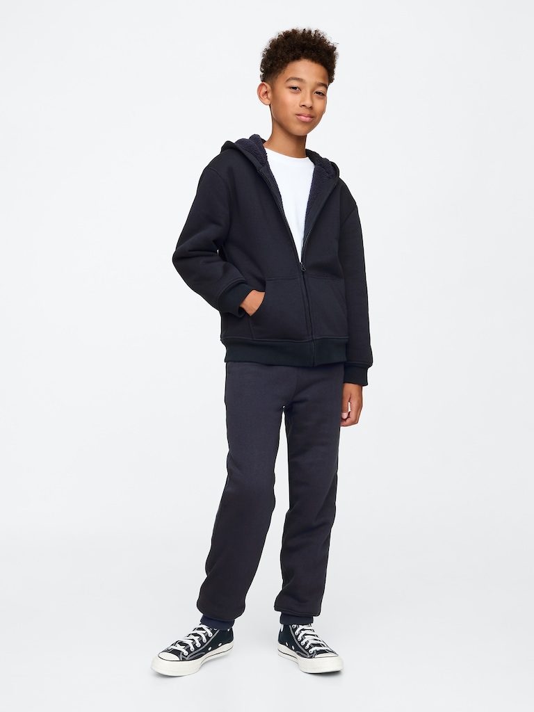 Kids VintageSoft Sherpa-Lined Joggers
