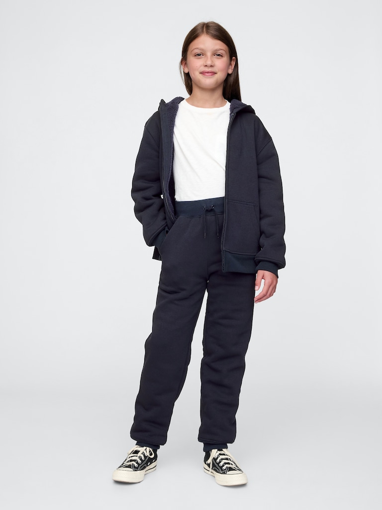 Kids VintageSoft Sherpa-Lined Joggers