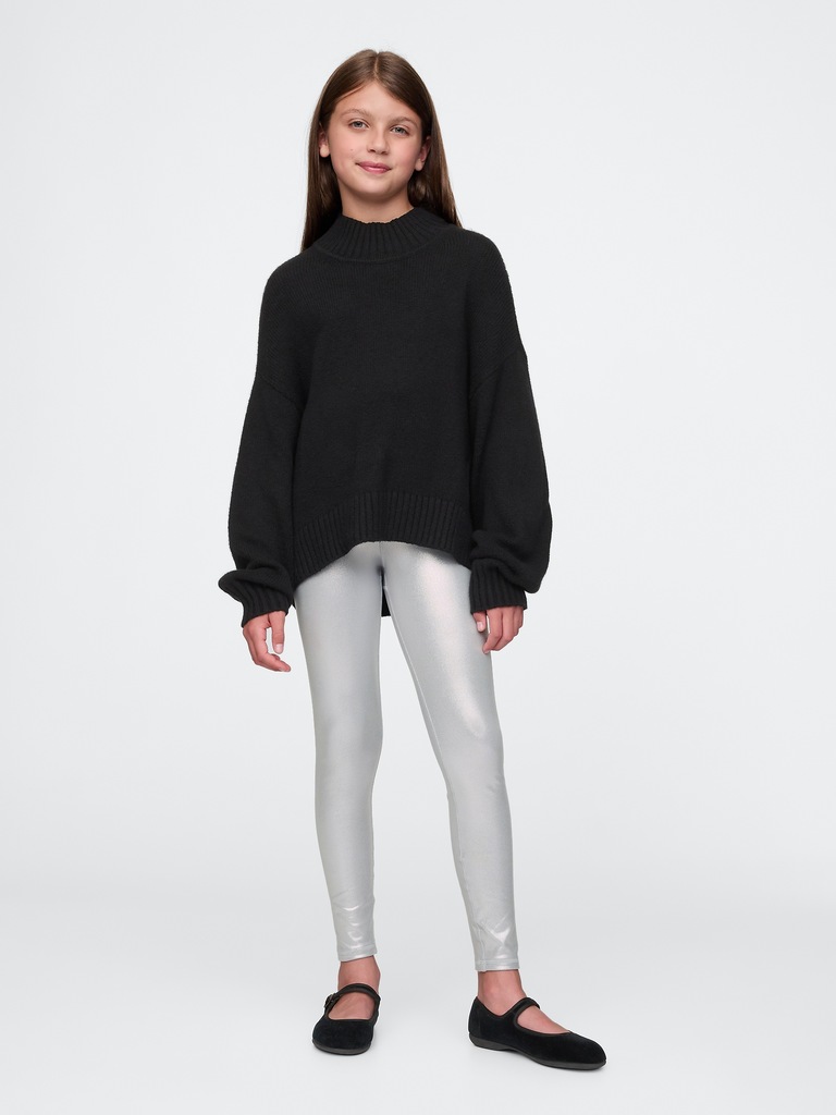 Legging métallisé pour enfant