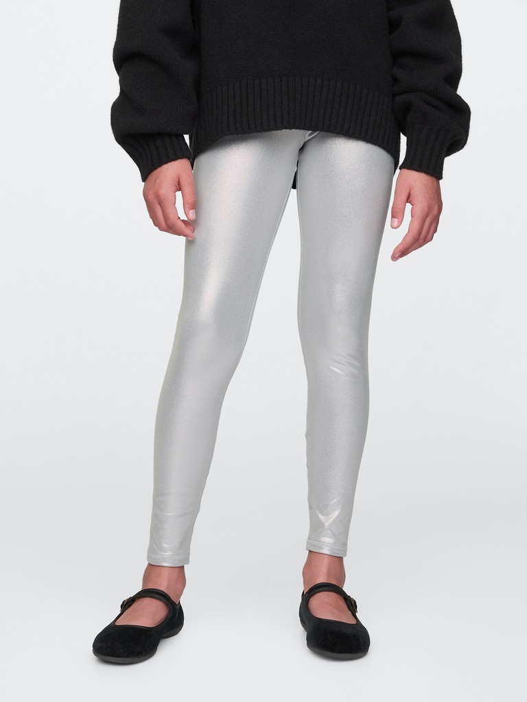 Legging métallisé pour enfant