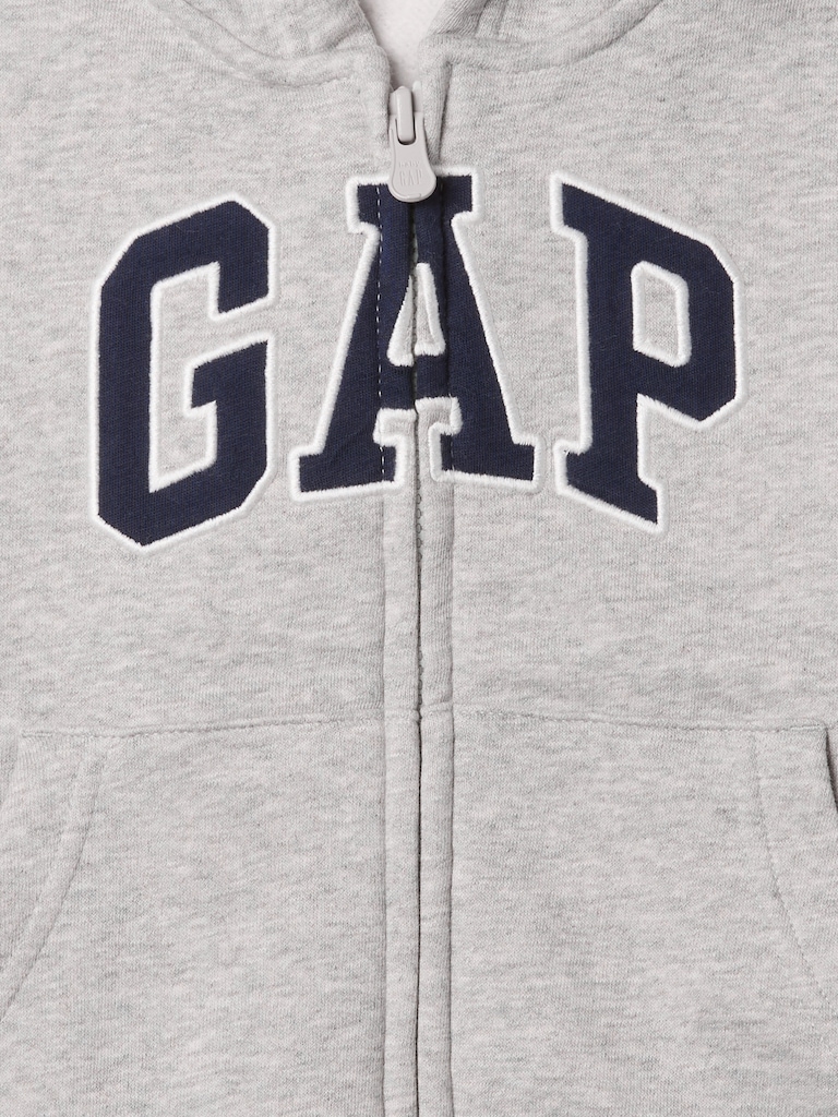 babyGap Relaxed Logo Zip Hoodie