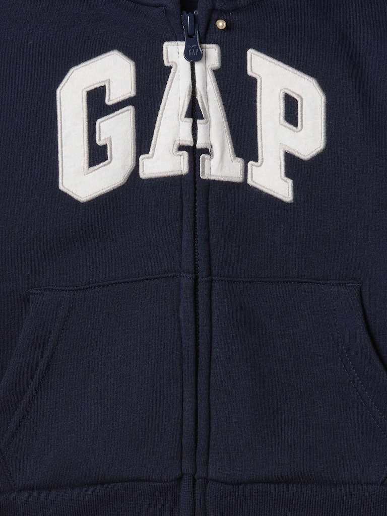 babyGap Relaxed Logo Zip Hoodie