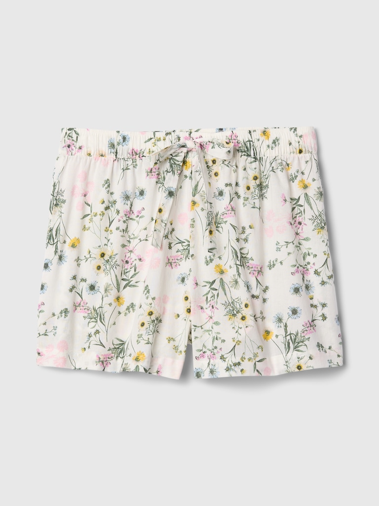 Poplin PJ Shorts