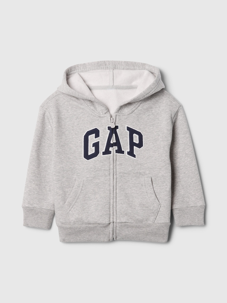 babyGap Relaxed Logo Zip Hoodie