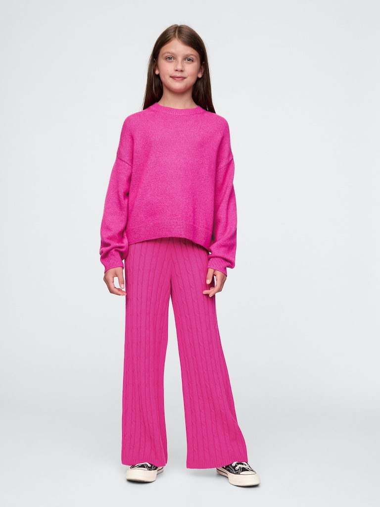 Kids CashSoft Crewneck Sweater