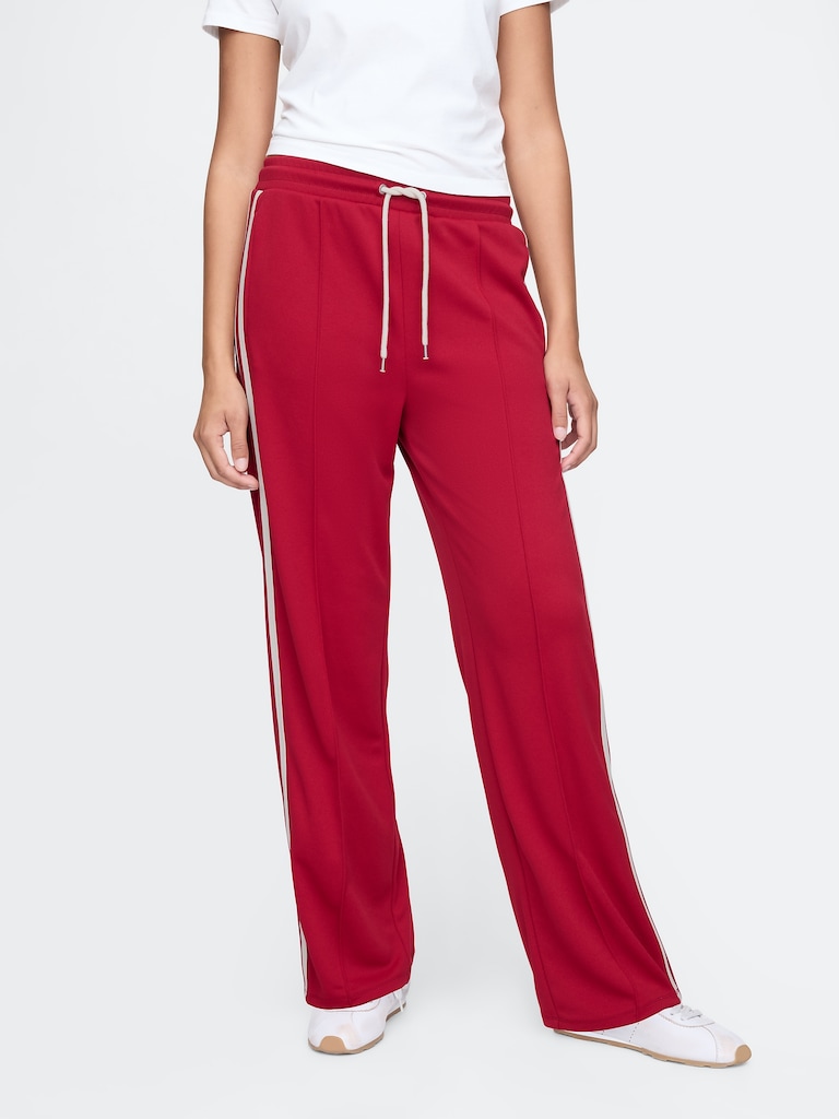 Straight Leg Track Pants
