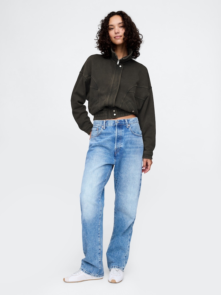 Heavyweight French Terry Bomber Jacket