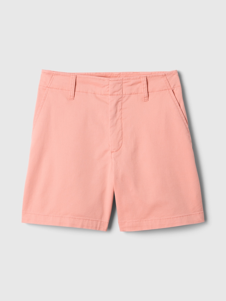 5" Mid Rise Downtown Khaki Shorts