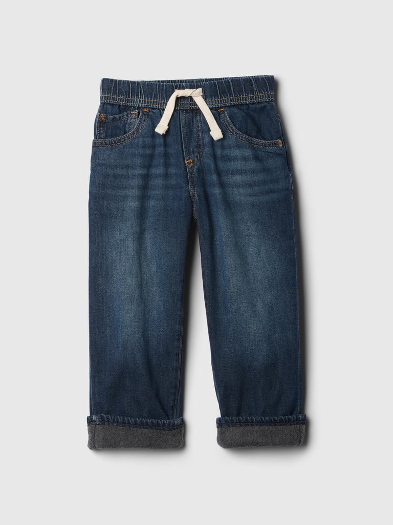 Baby & Toddler Fleece-Lined Baggy Jeans