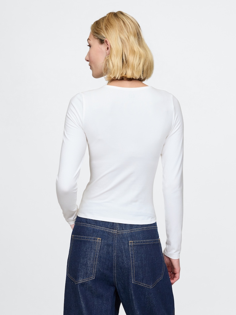 Modern Compact Jersey Crop T-Shirt