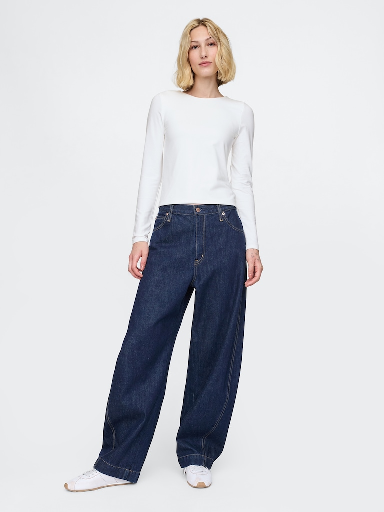 Modern Compact Jersey Crop T-Shirt