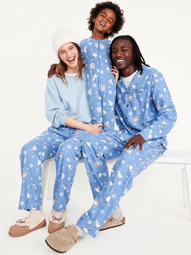 2-Way-Zip Printed Sleep & Play Footed One-Piece for Baby
